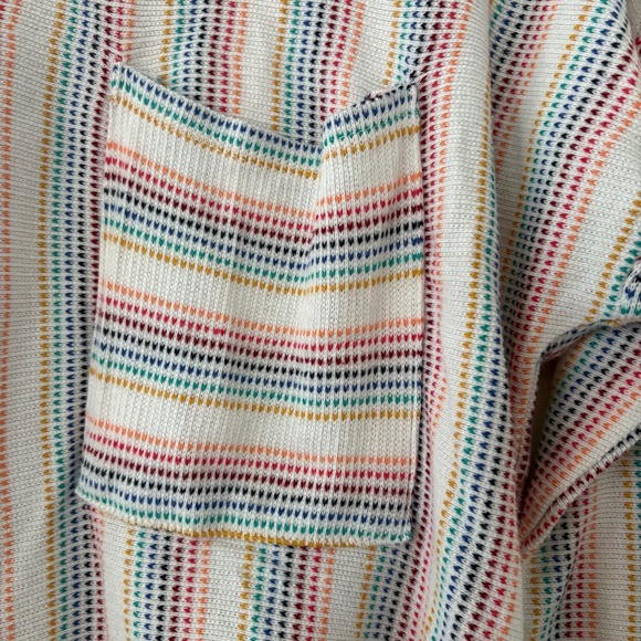 Peach Love California Rainbow Heart Long Sleeve Top – Size L Crop Retro Inspired - Picture 4 of 8